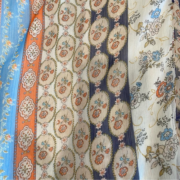 Lulumari long boho bohemian v-front summer dress size medium - Picture 7 of 7